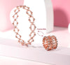 Anushka sharama rose gold supple Bracelet ( 2 in 1 ring and bracelet )
